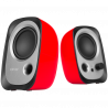 Edifier R12U 2.0 Audio System, USB, AUX, 2.25-inch Drivers, 4W (RMS), Volume Control, Red