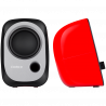Boxe Edifier R12U RE 2.0, 4 W RMS, USB, AUX, 20 KHz, Difuzoare 2,25", Control sunet, Rosu