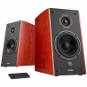Edifier R2000DB BR 2.0 Speakers, 120W RMS, Bluetooth, 3.5mm to RCA, DSP, Eagle Eye drivers, 10° tilt, Remote control, MDF cabinet, Brown
