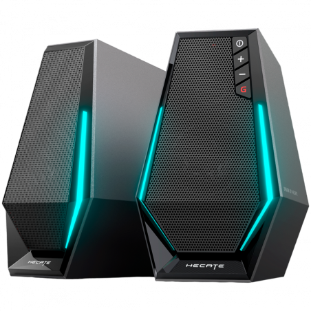 Edifier G1500 Speakers, 10W, 2x2.5" drivers, Bluetooth 5.3, RGB lighting, Black