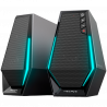 Ηχεία Edifier G1500, 10W, 2x2,5" ηχεία, Bluetooth 5.3, RGB φωτισμός, Μαύρο