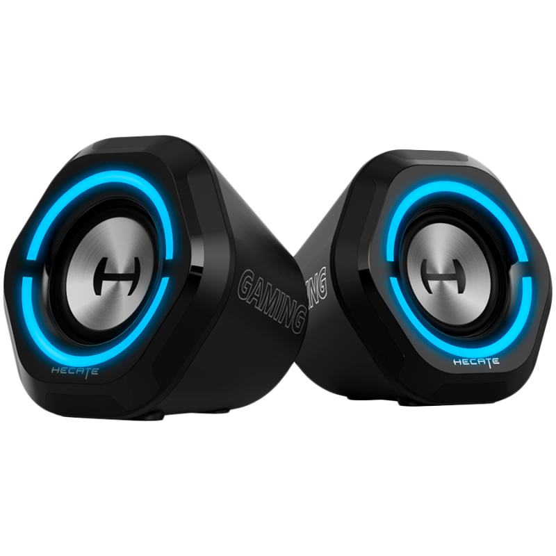 Boxe Edifier G1000, 10 W, difuzoare 2x2,5", Bluetooth 5.3, Iluminare RGB, Negru