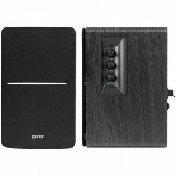 Ηχεία Edifier R1280DBs BL 2.0, 42W RMS, Bluetooth V5.1, 2 RCA, Ενεργό crossover, Έξοδος για ενεργό subwoofer, Ρυθμιστής μπάσων και πρίμων, Μαύρο