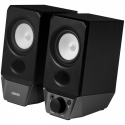 Edifier R19BT 2.0 Audio System, BT V5.3 USB, AUX, 2.75-inch Drivers, 4W (RMS), Volume Control, Black