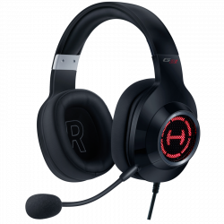Edifier G2 II USB Gaming Headset, 50mm drivers, Virtual 7.1 Surround, RGB lighting, Noise-Canceling Microphone, Black
