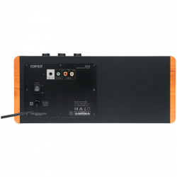 Ηχείο Edifier D12, 70W, Bluetooth 5.0, RCA, AUX, Line-Out, USB-C, Καφέ