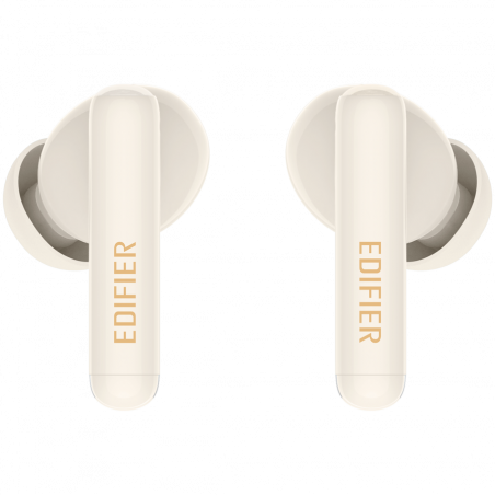 Casti fara fir Edifier X5 Pro, Bluetooth 5.3, ANC, Comenzi tactile, Pana la 31 h, USB-C, IP55, Bej