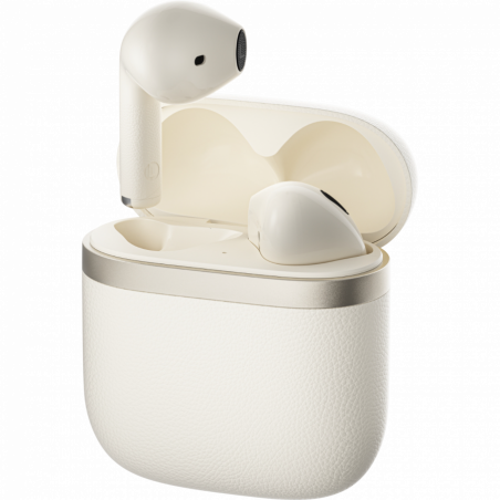 Безжични слушалки Edifier W200Ts, Шумопотискане, Bluetooth 5.4 AptX, До 4 часа, IP54, Бежов