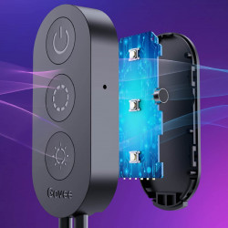 Комплект Smart LED лента за телевизор Govee H61780A1 TV LED Backlight, 5W, 3 m, Подходяща за 46-65", WiFi, Bluetooth, Мобилно приложение, 90 диода, RGBIC, Черен