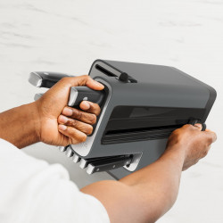 Комплект кухненски ножове с точило Ninja K32014EUUK, 6 части, StaySharp, Ергономичен дизайн, Черен