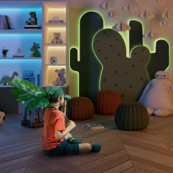 Govee H615A3A3 Smart LED Strip Kit, 5 m, Wi-Fi, Bluetooth, Music Sync, Self-adhesive, White