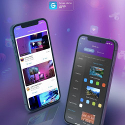 Комплект Smart LED лента Govee H615A3A3, 5 m, Wi-Fi, Bluetooth, Музикална синхронизация, Самозалепваща, Бял