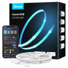 Smart LED lenta Govee H615A3A3, 5 m, Wi-Fi, Bluetooth, Sincronizare muzica, Autoadeziva, Control vocal, Alexa, Alb