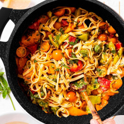 Royalty Line RL-BS30ML Deep Pot, 30 cm, 7 L, Marble Non-Stick Coating, Glass Lid, PFOA-Free, Induction Compatible, Black