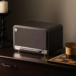 Edifier D32 2.1 Speaker, BT V5.3, Wi-Fi, AUX, USB-C, 1x 4-inch Midrange Driver, 2x 1-inch Tweeters, 60W (RMS), Black Walnut