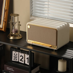 Edifier D32 2.1 Speaker, BT V5.3, Wi-Fi, AUX, USB-C, 1x 4-inch Midrange Driver, 2x 1-inch Tweeters, 60W (RMS), White