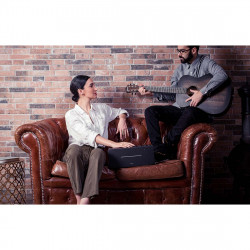 Edifier D12 Speaker, 70W, Bluetooth 5.0, RCA, AUX, Line-Out, USB-C, Black