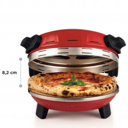 Ηλεκτρικός φούρνος για πίτσα Ariete "Pizzeria Gourmet" 0934/00, 1500W, 32 cm, Έως 400C, 5 επίπεδα, , Κόκκινο