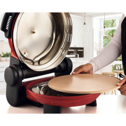 Ηλεκτρικός φούρνος για πίτσα Ariete "Pizzeria Gourmet" 0934/00, 1500W, 32 cm, Έως 400C, 5 επίπεδα, , Κόκκινο