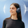 Edifier W820NB Plus V25 Navy Wireless Headphones, 40 mm, 80 hours, AI, Titanium-Coated Dynamic Drivers, Bluetooth 6.1, ANC, Hi-Res, Navy Blue