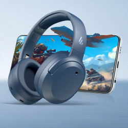 Edifier W820NB Plus V25 Navy Wireless Headphones, 40 mm, 80 hours, AI, Titanium-Coated Dynamic Drivers, Bluetooth 6.1, ANC, Hi-Res, Navy Blue