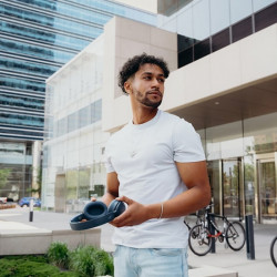 Edifier W820NB Plus V25 Navy Wireless Headphones, 40 mm, 80 hours, AI, Titanium-Coated Dynamic Drivers, Bluetooth 6.1, ANC, Hi-Res, Navy Blue