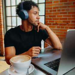 Edifier W820NB Plus v2025 Wireless Over-Ear Headphones, 40mm Dynamic Titanium-Coated Drivers, BT V6.1, ANC, Hi-Res Audio Certifi