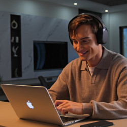 Edifier WH950NB Wireless Over-Ear Headphones, 40mm Dynamic Titanium-Coated Drivers, BT V5.4, ANC, Hi-Res Audio Certification, Up