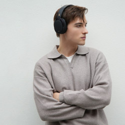 Edifier WH950NB Black Wireless Headphones, 40 mm, 55 hours, Titanium-coated dynamic drivers, 3 modes, Timer, Bluetooth V5.4, ANC, ENC, Hi-Res, Black