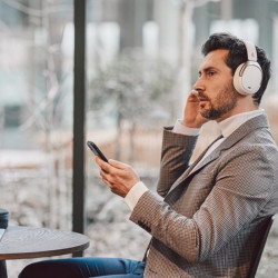 Edifier WH950NB Wireless Over-Ear Headphones, 40mm Dynamic Titanium-Coated Drivers, BT V5.4, ANC, Hi-Res Audio Certification, Up