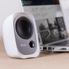 Edifier R12U 2.0 Audio System, USB, AUX, 2.25-inch Drivers, 4W (RMS), Volume Control, White