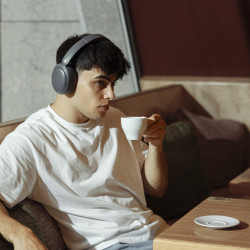 Edifier W800BT Pro Wireless Over-Ear Headphones, ANC, 40mm Dynamic Titanium-Coated Drivers, BT V5.4, Multipoint Connection, AI C