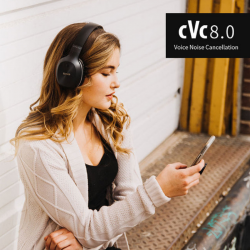 Căști wireless Edifier W800BT Plus BL, 40 mm, 55 ore, difuzoare dinamice, BT V5.1, USB-C, Qualcomm aptX, Multipoint, moduri EQ, negru