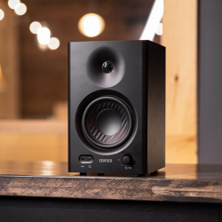 Ηχεία Edifier MR4 BL, 42W RMS, RCA, AUX, TRS, Υψηλής και χαμηλής συχνότητας ηχεία 1"/4", 2 λειτουργίες, Μαύρο