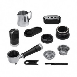 Mașină de espresso DeLonghi EC9455.M La Specialista Touch, 1450 W, 19 bari, 1,7 l, 4 viteze, 5 niveluri de spumare, 15 setări de măcinare, preparare la rece, adaptor pentru boabe, ecran tactil, oțel inoxidabil
