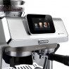 DeLonghi EC9455.M La Specialista Touch Espresso Machine, 1450W, 19 bar, 1.7 L, 4 temperature settings, 5 foam levels, 15 grind settings, Bean Adapt, Touchscreen display, Silver