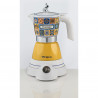 Ariete Moka Vintage Positano 1358/1P Electric Coffee Maker, 400W, 4 cups, Cordless, 360-degree swivel base, White/Yellow