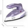 Tefal DB1612E0 Iron, 1000W, 70 ml, Dry&Steam, Vertical Steam, Microsteam 200, White/Purple