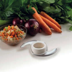 Ariete Vintage 1781/03 Food Processor, 1000W, 2.1 liters, 2 speeds, Pulse function, Non-slip feet, Beige