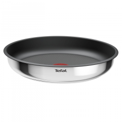 Set de tigaii si cratite Tefal L881S504, 5 piese, Otel inoxidabil, Acoperire antiaderenta din titan, Rezistente la cuptor pana la 250°C, Maner detasabil, Inductie, Argintiu