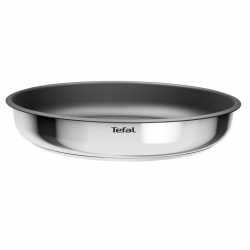 Σετ τηγάνια και κατσαρόλες Tefal L881S504, 5 τεμάχια, Ανοξείδωτο ατσάλι, Αντικολλητική επίστρωση τιτανίου, Φούρνος έως 250°C, Αφαιρούμενη λαβή, Επαγωγική εστία, Ανοξείδωτο