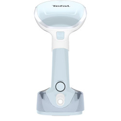 Συσκευή για κάθετο σιδέρωμα με ατμό Tefal DT3041E1, 1300W, 0,12 l, 20 g/min, κεραμική πλάκα, πτυσσόμενη, λευκή/μπλε