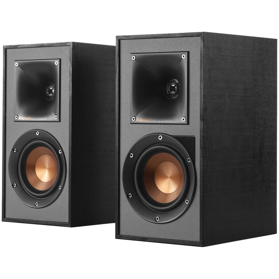Boxe Klipsch R-41PM, 70 W RMS, Tractrix Horn, Bluetooth, Preamplificator Phono, USB-B, Intrare optica, Negru