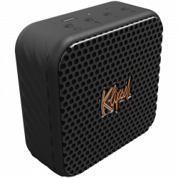 Φορητό ηχείο Klipsch Austin Black, 10W RMS, 12 ώρες, Bluetooth 5.3, USB-C, εφαρμογή για κινητά, μικρόφωνο, IP67, Μαύρο