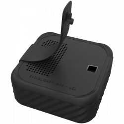 Boxa portabila Klipsch Austin Black, 10 W RMS, 12 ore, Bluetooth 5.3, USB-C, Aplicatie mobila, Microfon, IP67, Negru