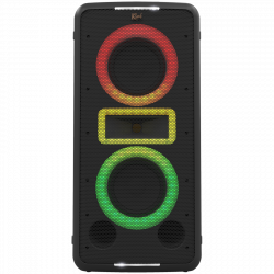 Преносима аудио система Klipsch New York Black, 12 часа, Bluetooth 5.2, 5000 mAh, AUX, USB, Party Link, Микрофон, Черен