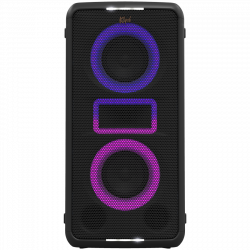 Преносима аудио система Klipsch Miami Black, 18 часа, 5000 mAh, Bluetooth 5.2, AUX, USB, Daisy Chain, Ultra Bass, Party Link, Караоке, Микрофон, Черен