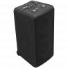 Преносима аудио система Klipsch Miami Black, 18 часа, 5000 mAh, Bluetooth 5.2, AUX, USB, Daisy Chain, Ultra Bass, Party Link, Караоке, Микрофон, Черен
