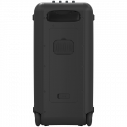 Klipsch Miami Black Portable Audio System, 18 hours, 5000 mAh, Bluetooth 5.2, AUX, USB, Daisy Chain, Ultra Bass, Party Link, Karaoke, Microphone, Black