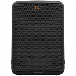 Преносима аудио система Klipsch Vegas Black, 4400 mAh, 12 часа, Bluetooth 5.2, AUX, USB, Микрофон, Ultra Bass, Party Link, Светлинни ефекти RGB, Мобилно приложение, Черен